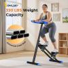 OWLSKY Stair Stepper for Home, Vertical Climber Exercise Machine with Stable Triangular Frame, LCD Monitor, Smooth & Quiet Motion, Full Body Workout Equipment, Supports 330 LBS(Black)