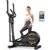 imageOWLSKY Elliptical Exercise Machine Elliptical Machine for Home with HyperQuiet Magnetic Driving System 16 Resistance Levels300LBSBlack